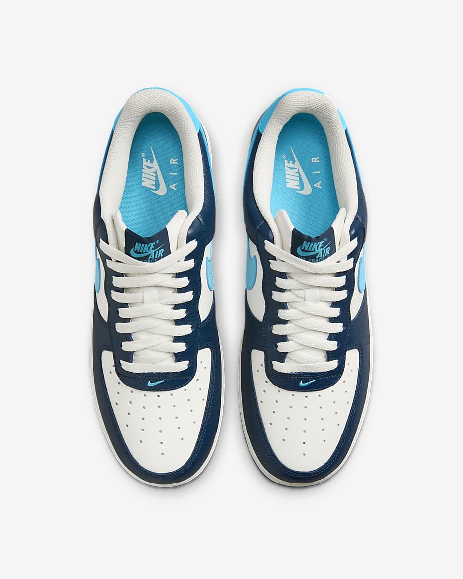 Nike Air Force 1 '07 Men's Shoes - Armory Navy/Sail/Pale Ivory/Baltic Blue