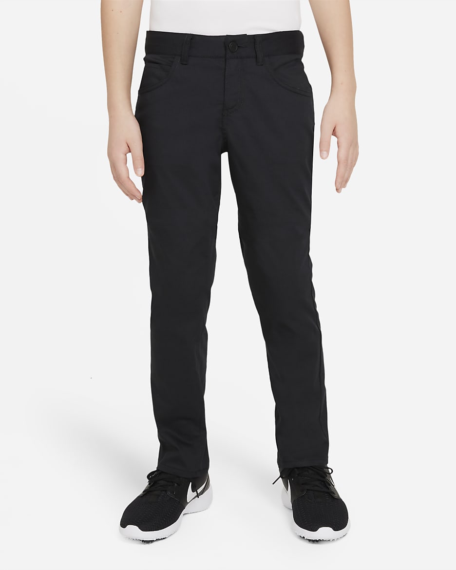 Pantalon de golf à 5 poches Nike Dri-FIT pour Garçon plus âgé - Noir