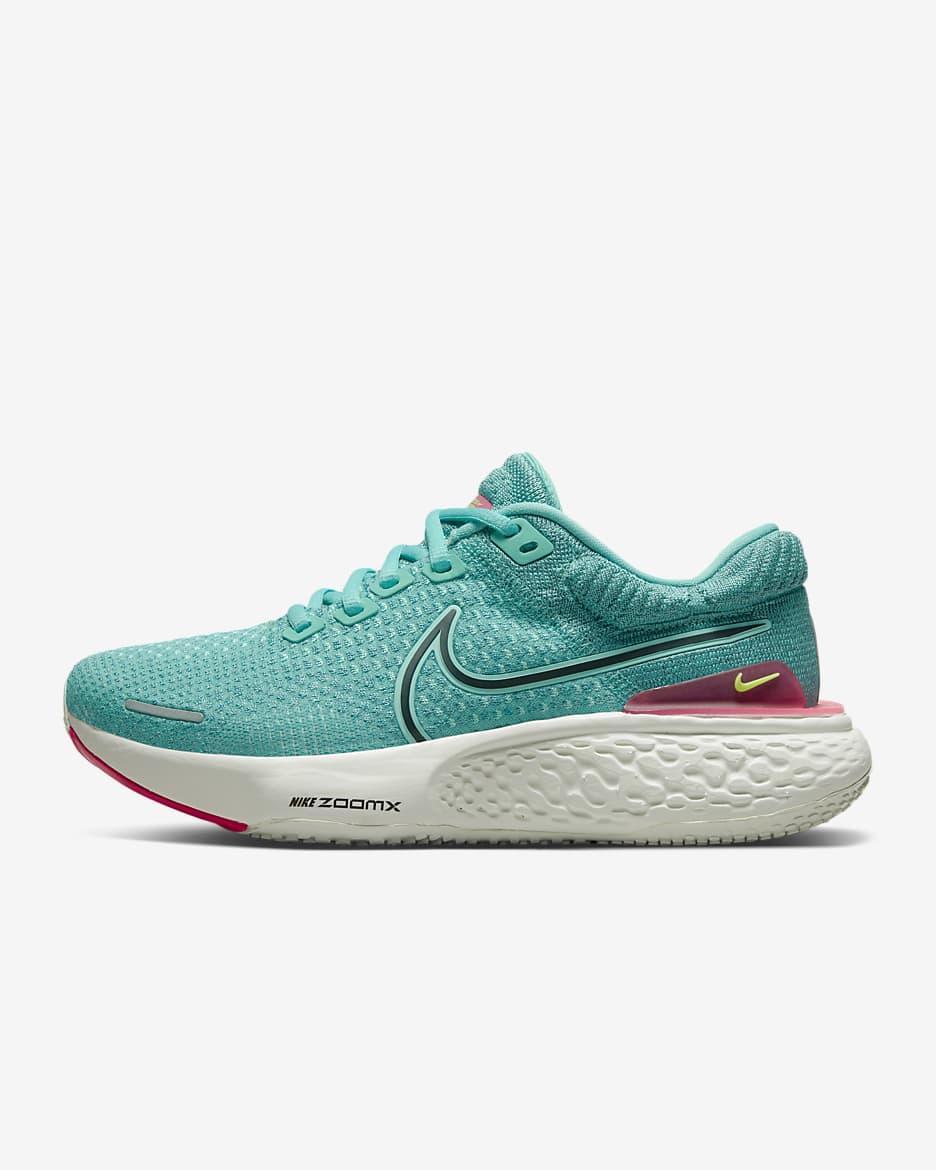Nike Invincible 2 Women's Road Running Shoes - Washed Teal/Pink Prime/Barely Green/Black