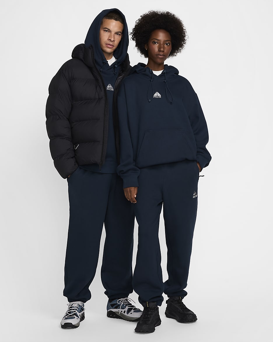 Nike ACG Lungs Therma-FIT Repel 'Tuff Fleece' Trousers - Armoury Navy/Black/Summit White/Black