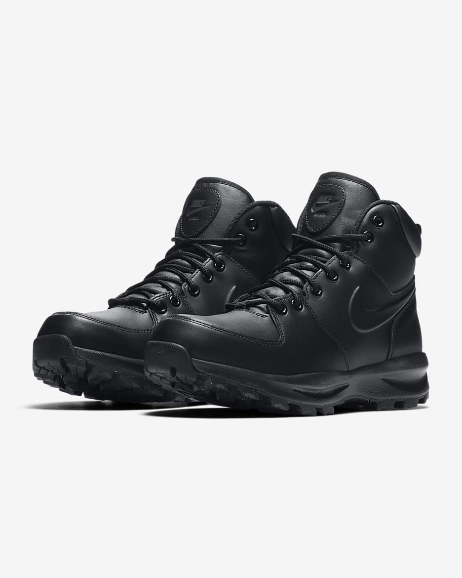 Botas para hombre Nike Manoa Leather - Negro/Negro/Negro