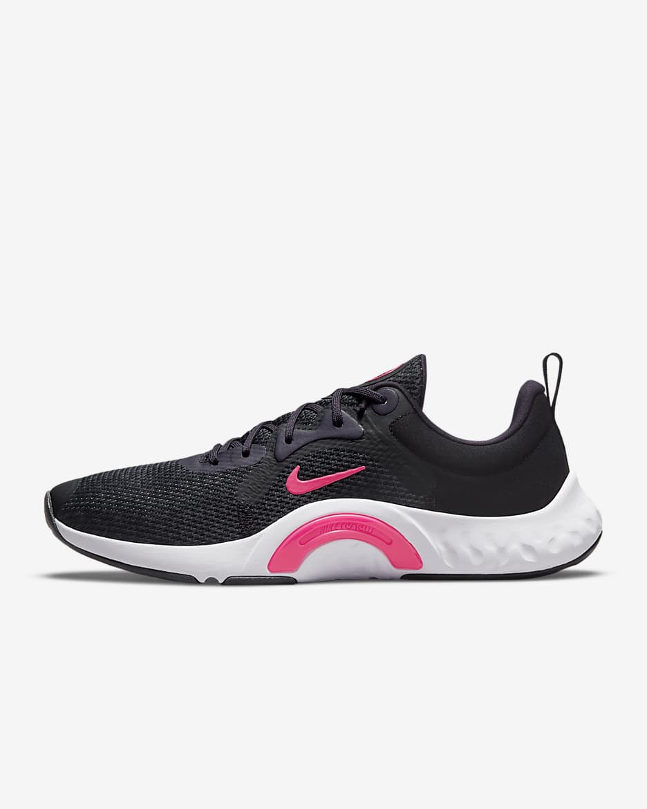 Nike Renew In-Season TR 11 Women's Workout Shoes - Black/Cave Purple/Lilac/Hyper Pink