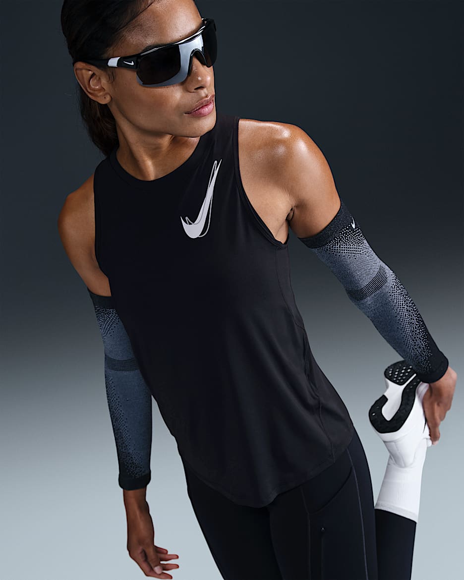 Nike One Women's Dri-FIT Running Tank Top - Black