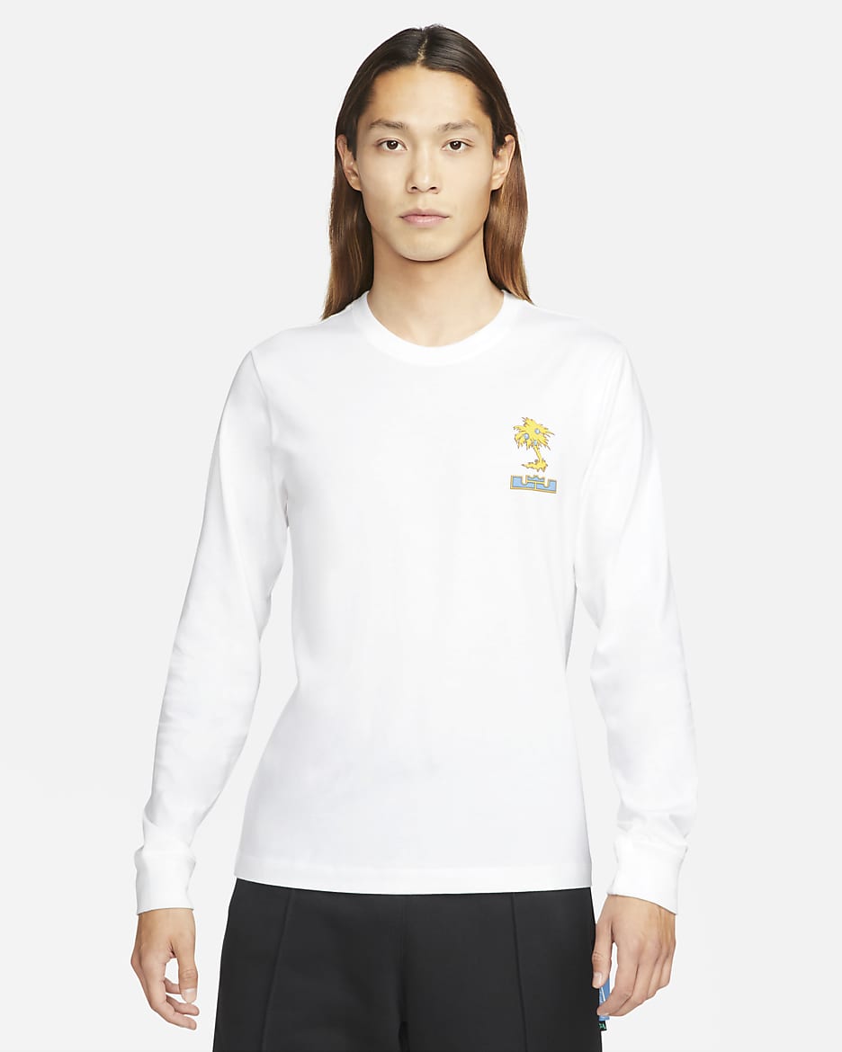 LeBron SFG Men's Long-Sleeve T-Shirt - White