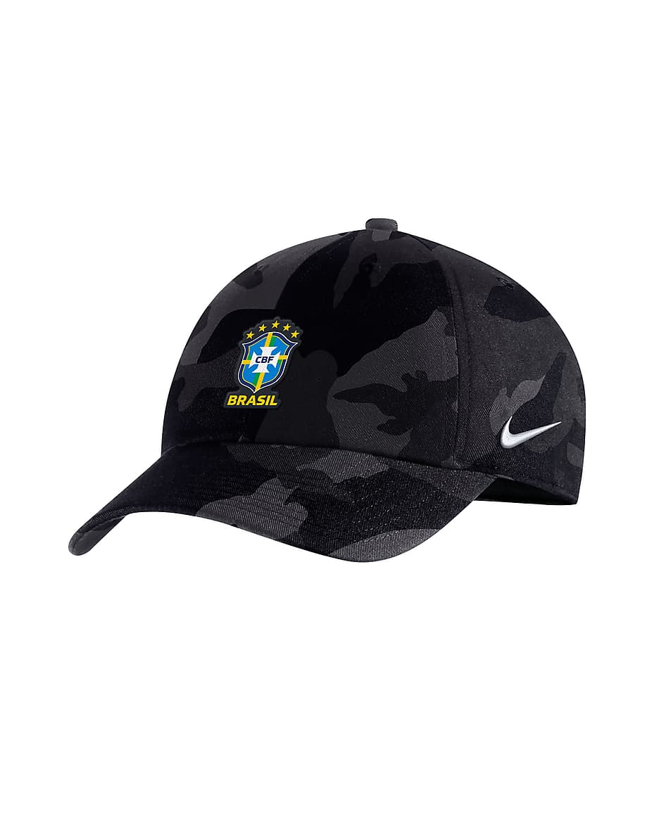 Brazil Heritage86 Men's Adjustable Hat - Black/Multi-Color