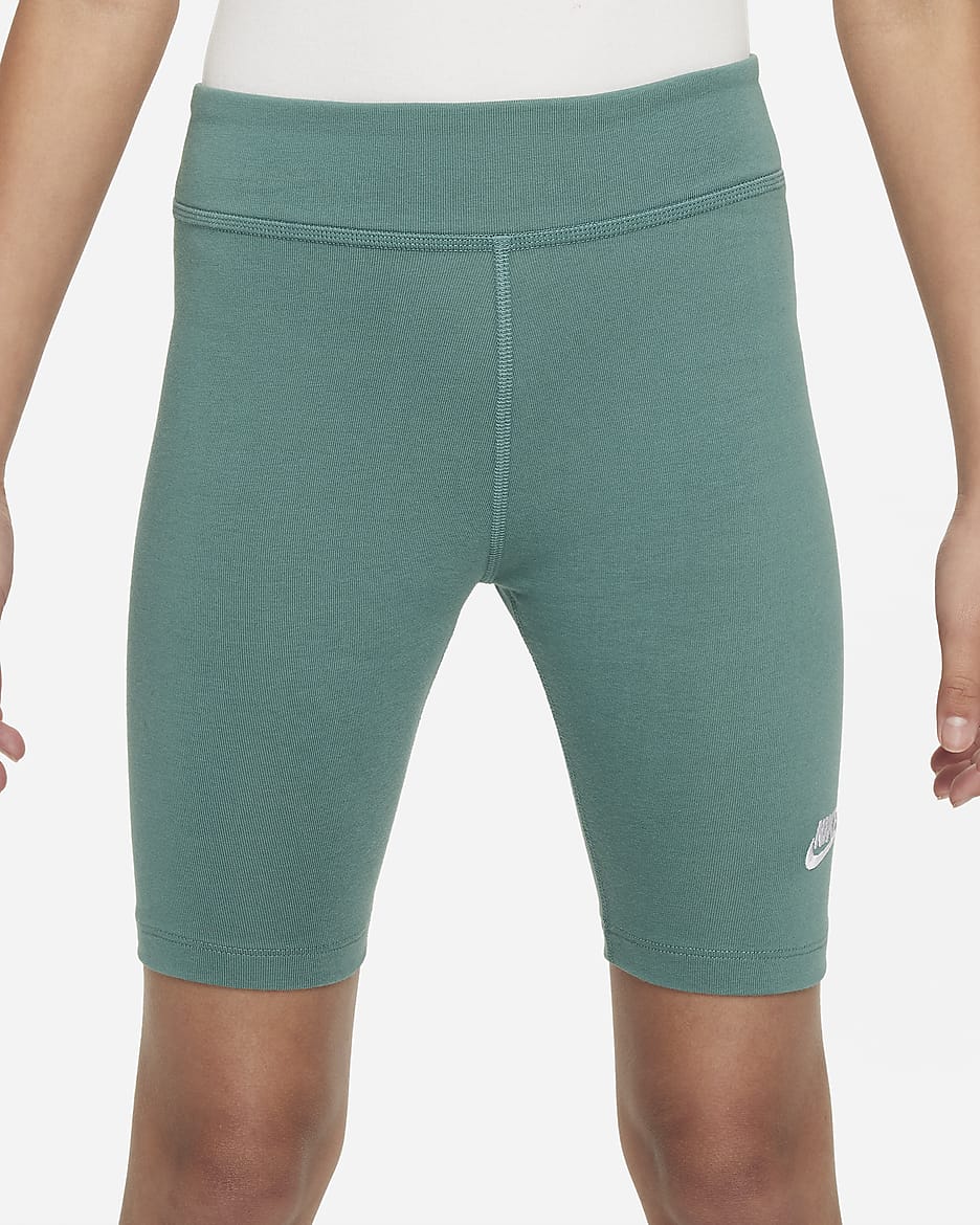 Shorts de ciclismo de 18 cm para niña talla grande Nike - De costa a costa/Blanco