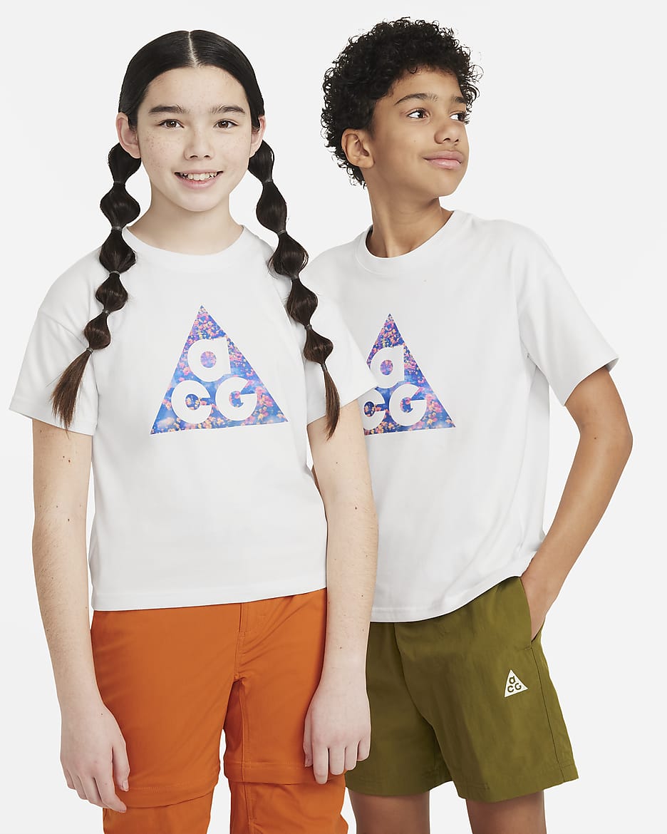 Nike ACG Big Kids' T-Shirt - Summit White