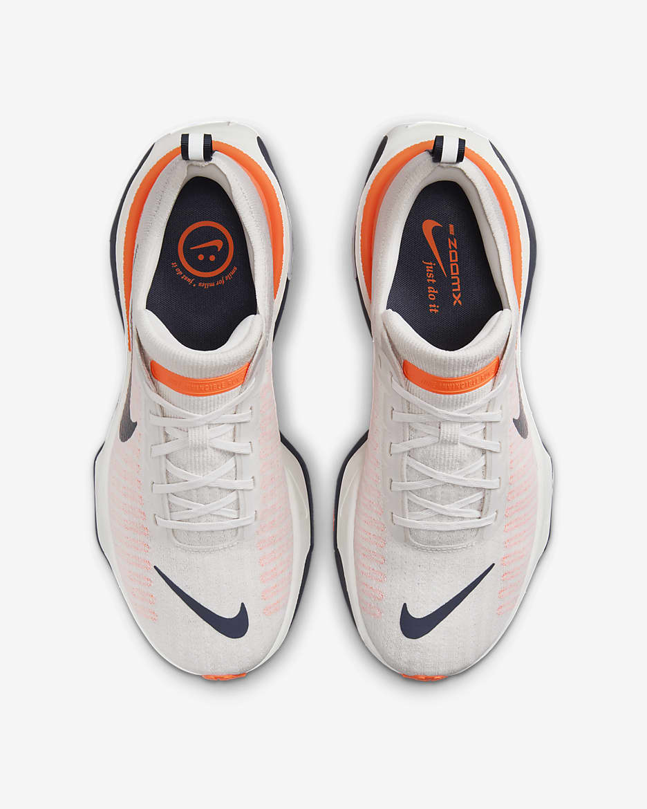 Chaussure de running sur route Nike Invincible 3 pour homme - Phantom/Total Orange/Sail/Thunder Blue