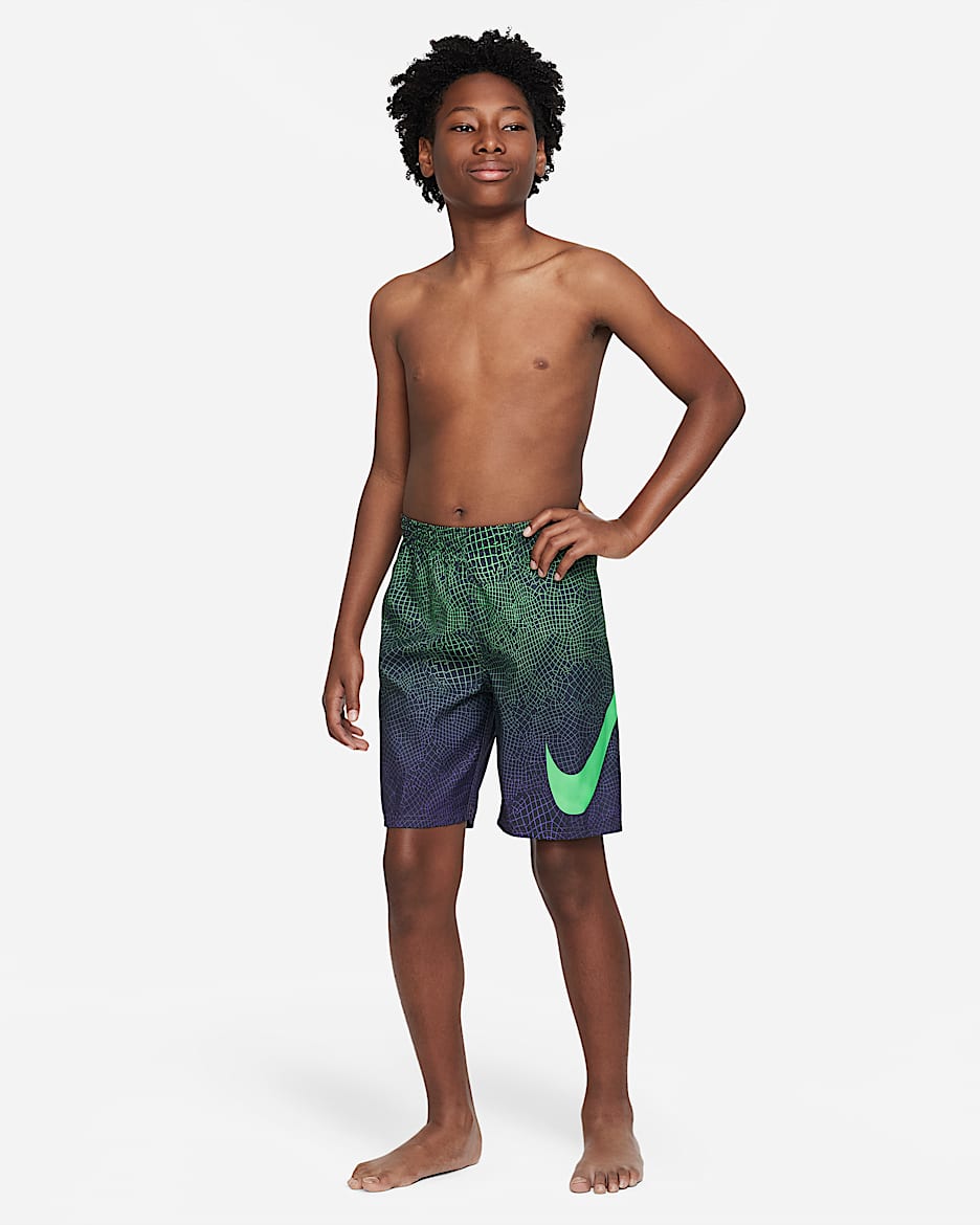 Nike Big Kids' (Boys') 7" Volley Shorts - Green Strike