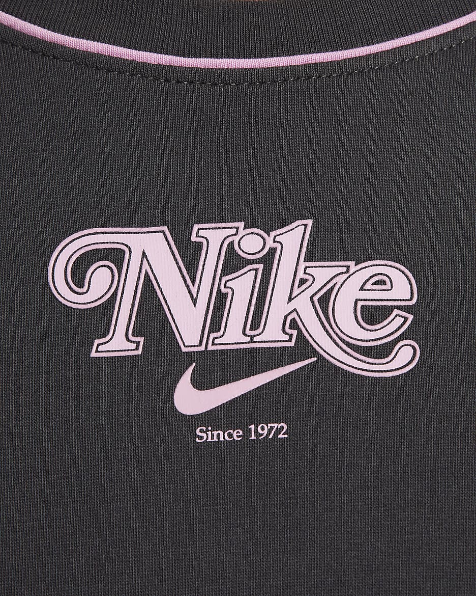 T-shirt corta Nike Sportswear – Donna - Antracite