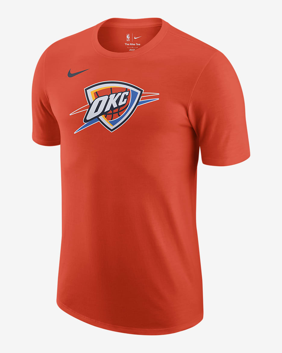 Oklahoma City Thunder Essential Men's Nike NBA T-Shirt - Team Orange