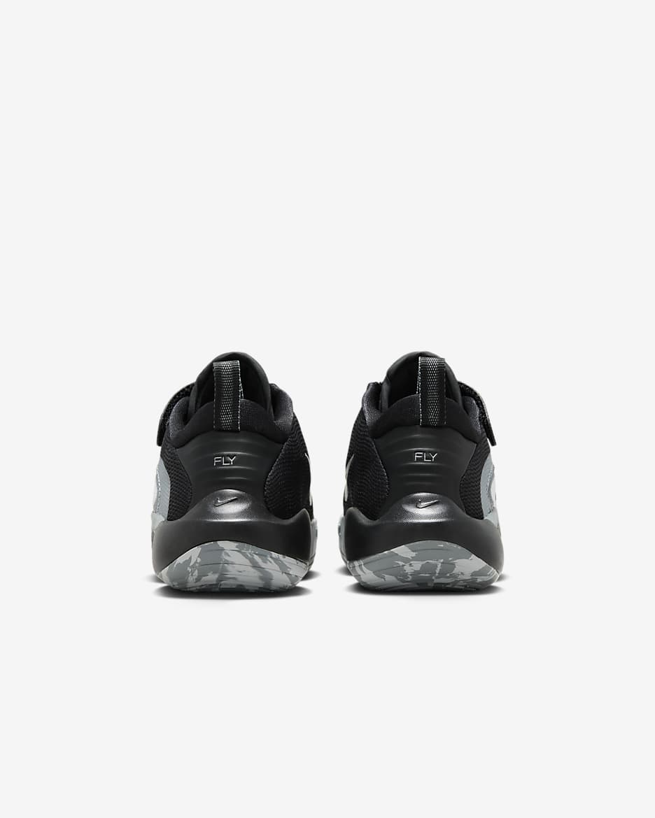 Tenis para niños de preescolar Nike IsoFly - Negro/Gris azulado/Blanco/Gris lobo