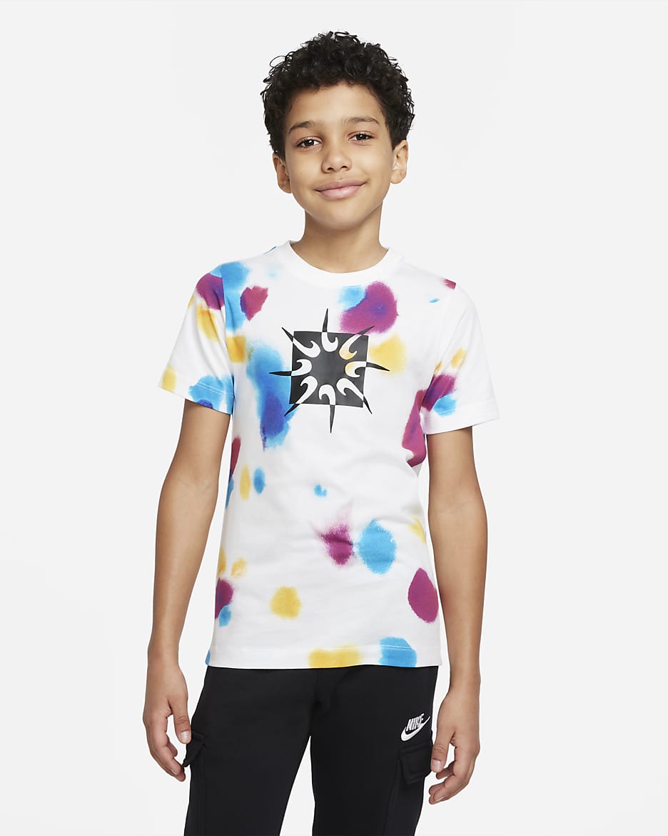 Nike Sportswear Big Kids' T-Shirt - White