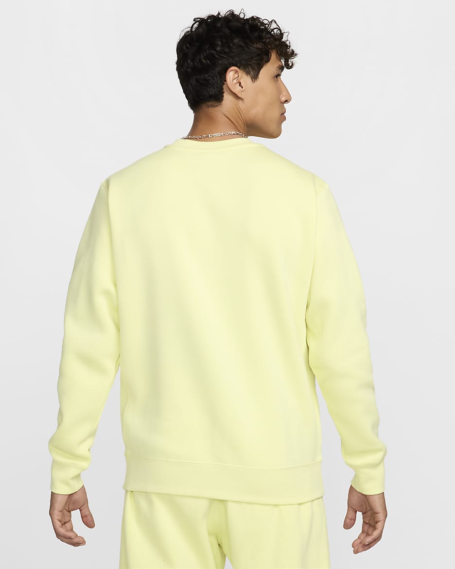 Nike Sportswear Club Fleece Men's Crew - Life Lime/White