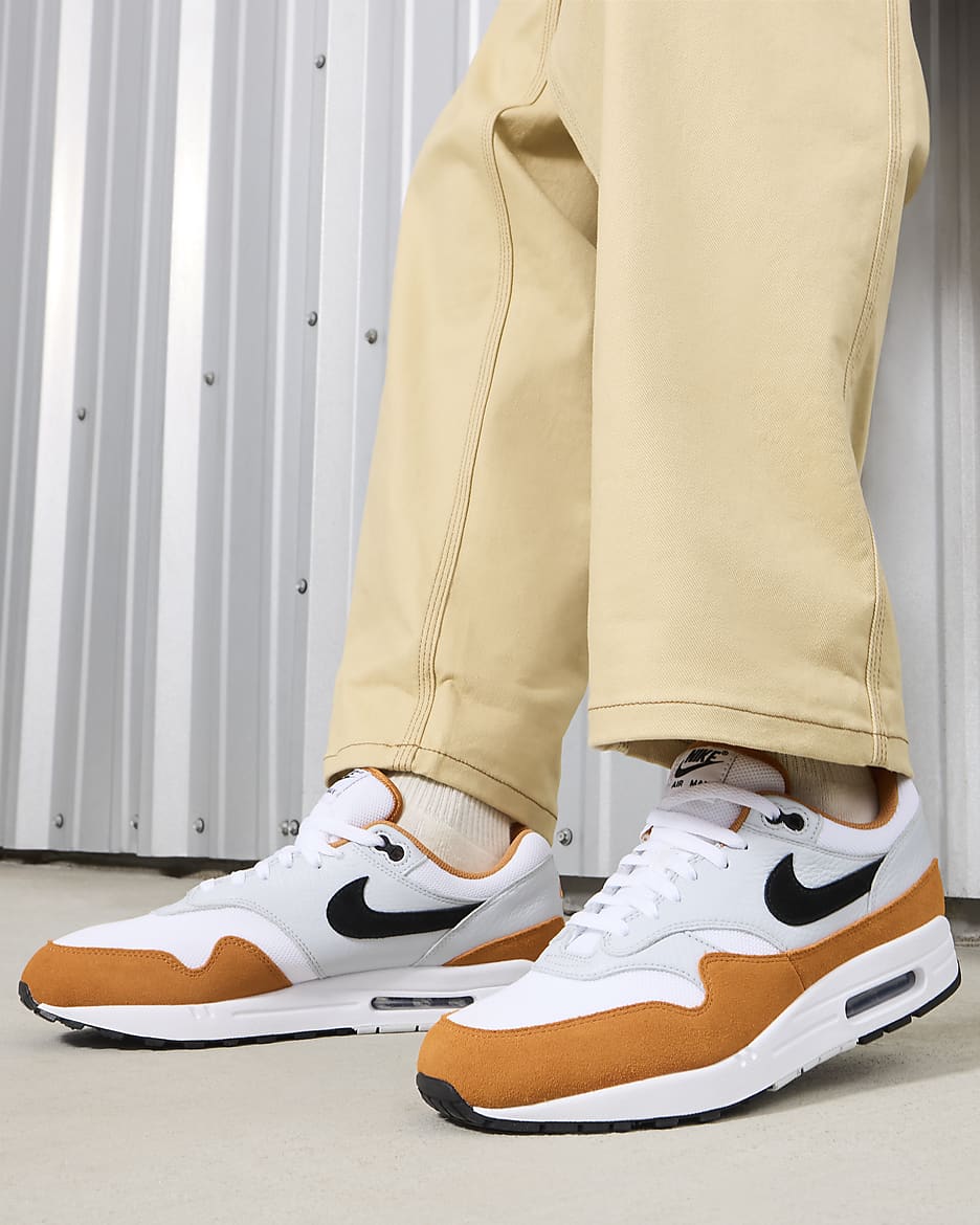 air max 1 platinum orange