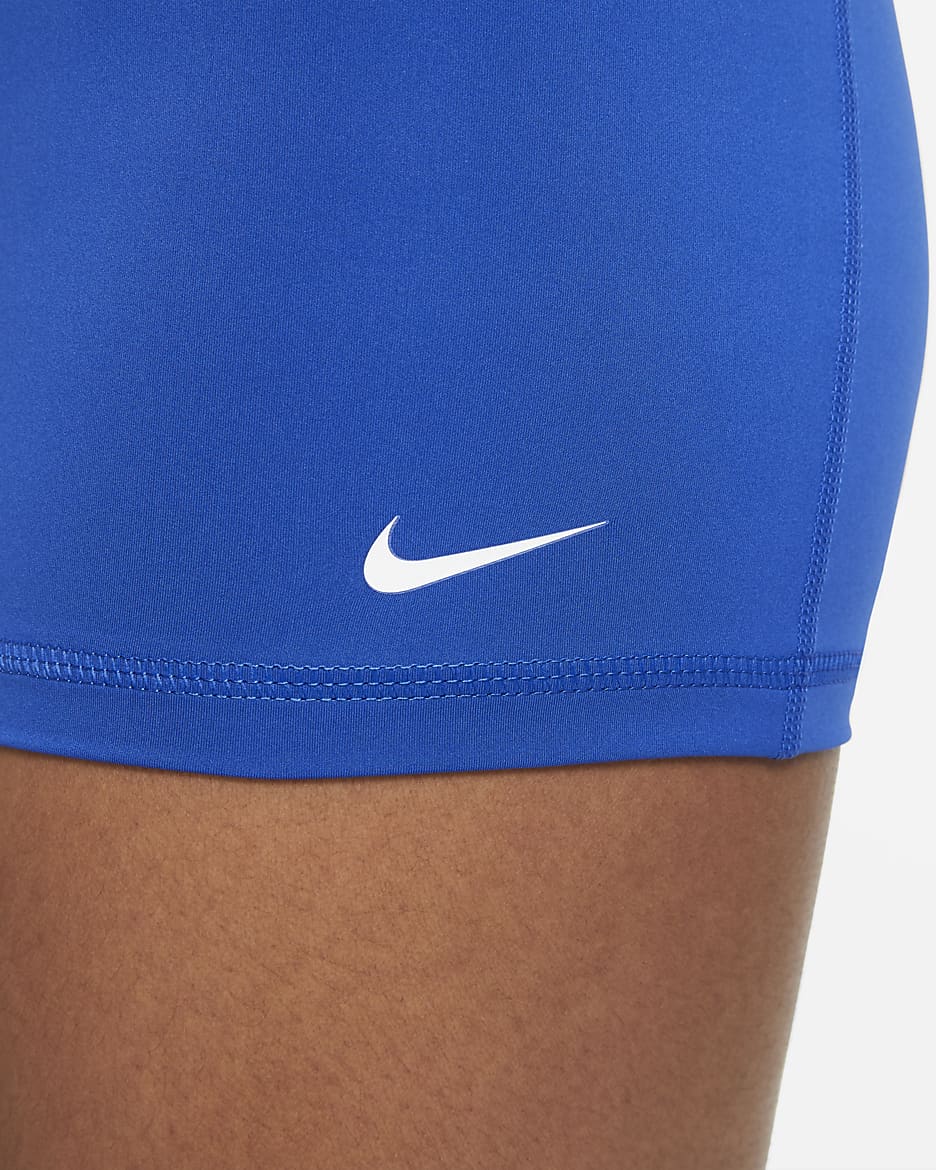 Nike Pro Women's 3" Shorts - Game Royal/Black/White