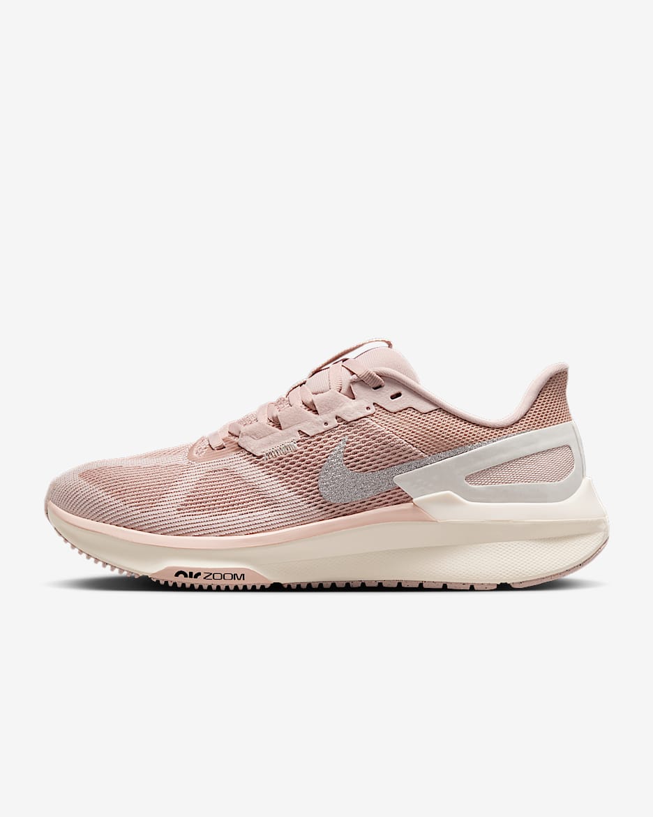 Nike Structure 25 Premium Women's Road Running Shoes - Pink Oxford/Pale Ivory/Platinum Violet/Anthracite