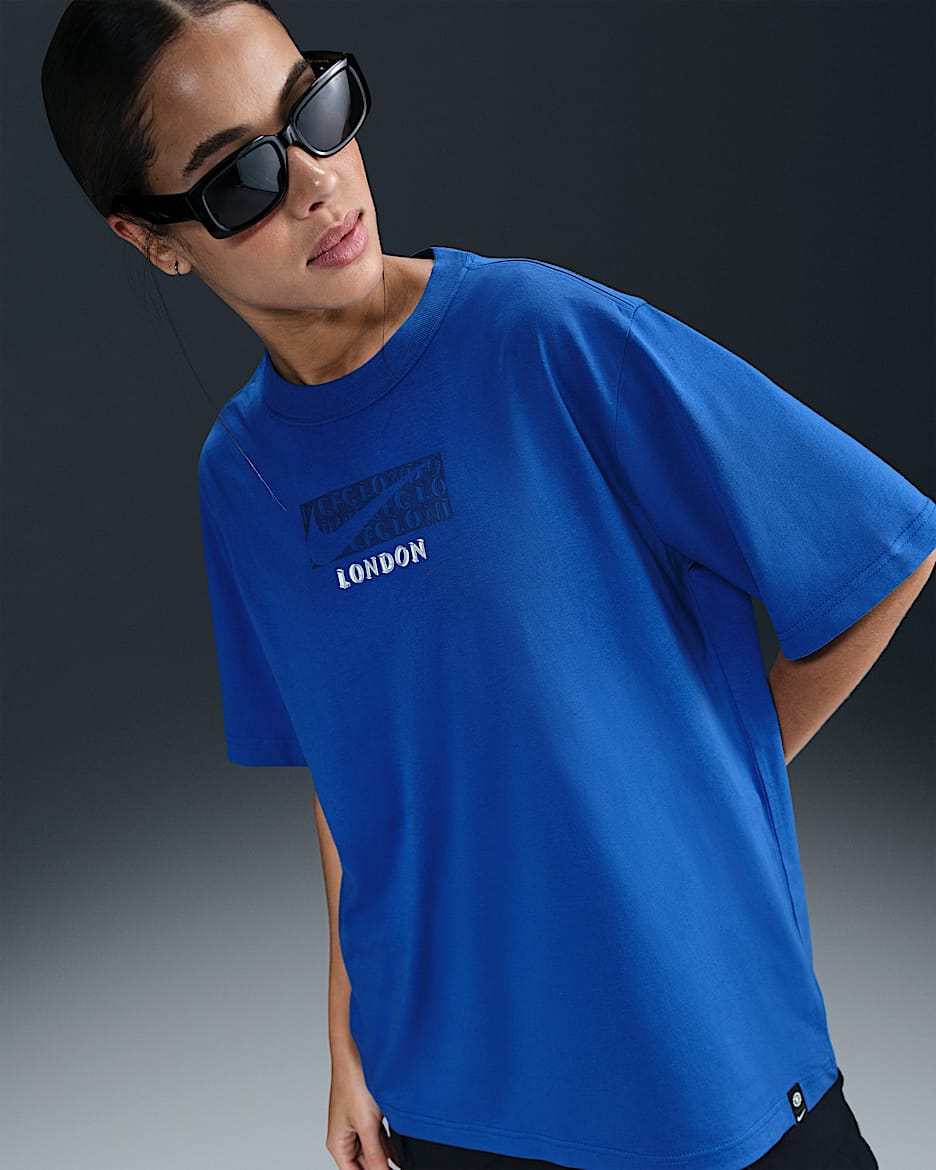 Fotbolls-t-shirt Nike Chelsea FC Supporter för kvinnor - Game Royal