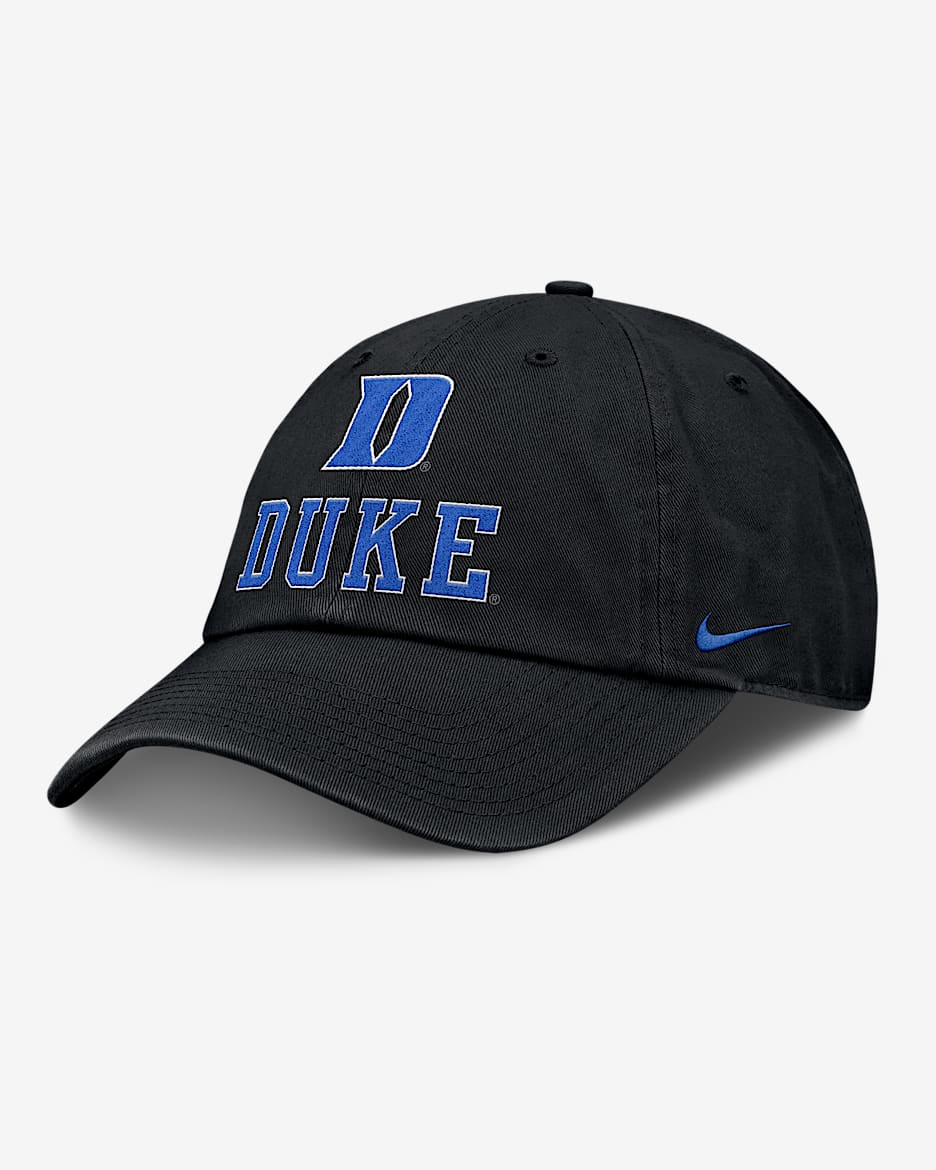 Duke Sideline Club Gameday Men's Nike College Adjustable Hat - Black