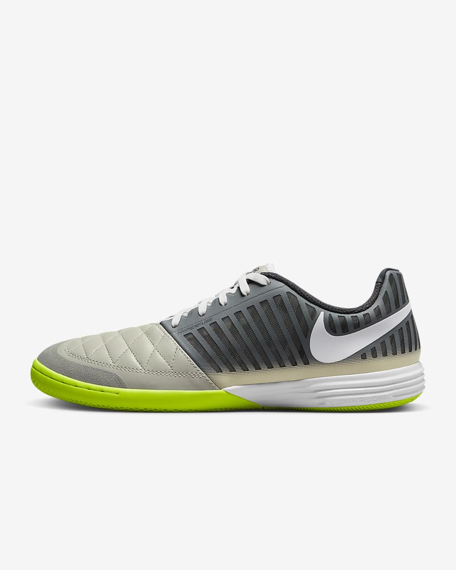 Nike Lunargato II 體育館/路面低筒足球鞋 - Smoke Grey/Anthracite/Pale Grey/白色