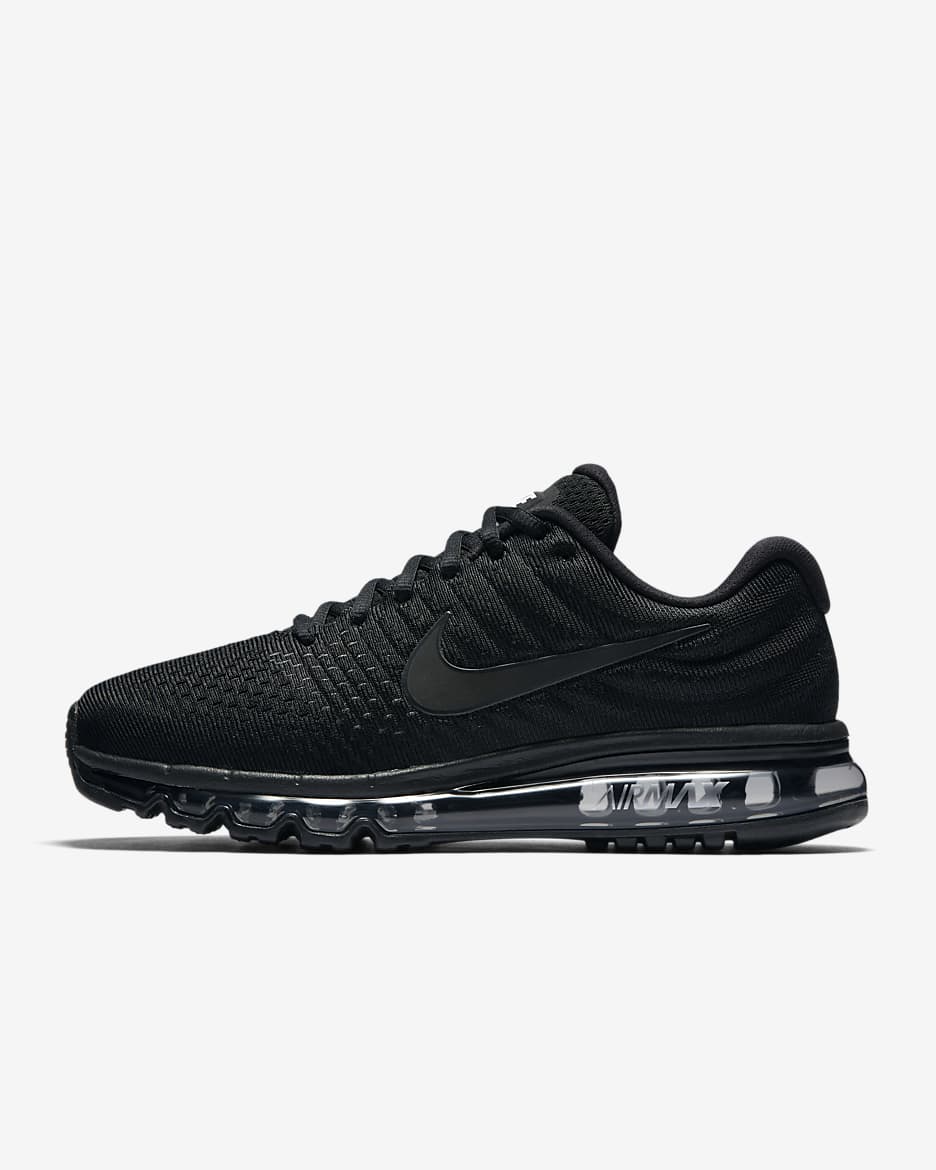 Nike Air Max 2017 男鞋 - 黑色/黑色/黑色
