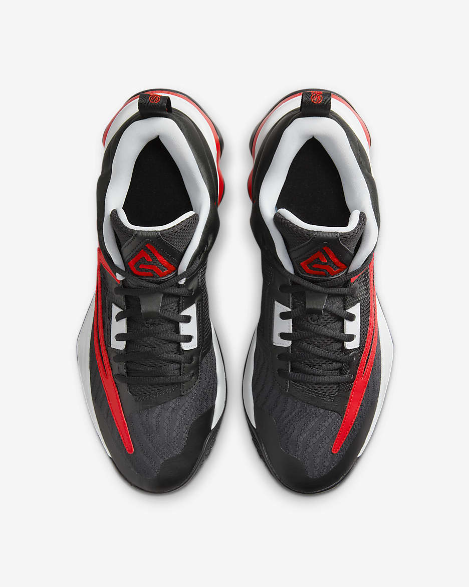 Giannis Immortality 3 Basketball Shoes - Black/Pure Platinum/Wolf Grey/University Red