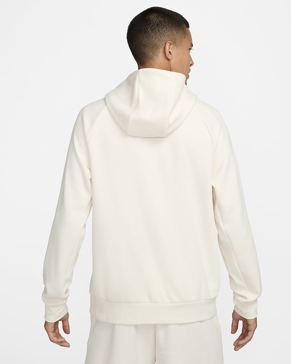 Nike Primary vielseitiger Dri-FIT UV-Hoodie mit durchgehendem Reißverschluss (Herren) - Pale Ivory/Pale Ivory