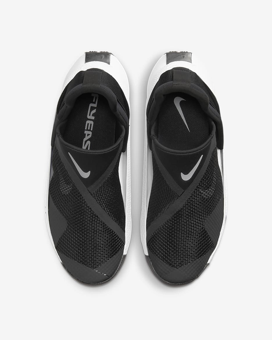 Nike Go FlyEase Easy On/Off Shoes - Black/White