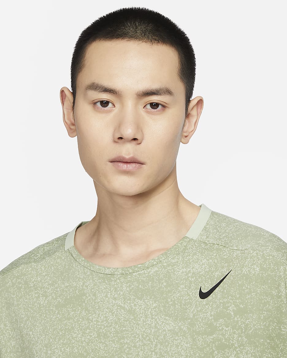 Nike Golf Club 男款高爾夫短袖上衣 - Honeydew/黑色