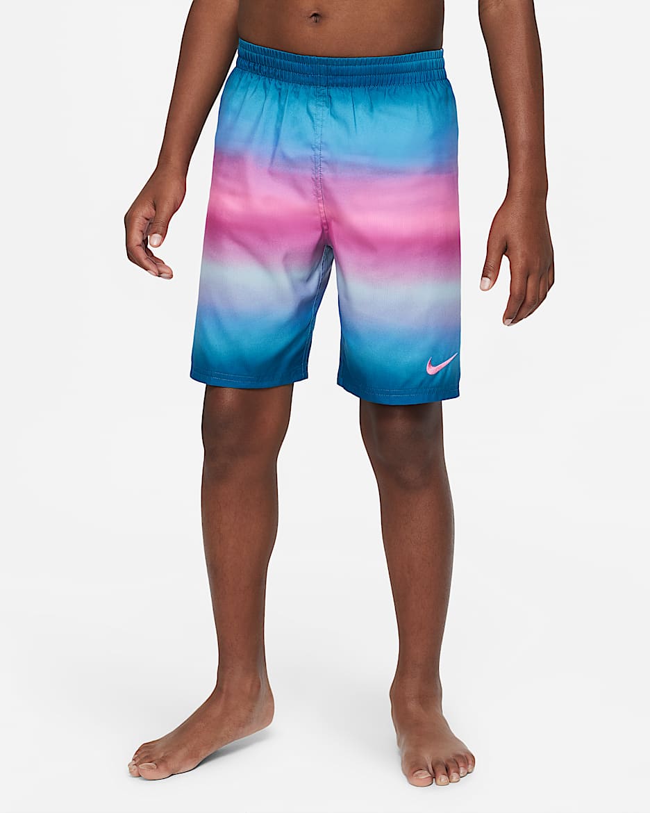 Nike Big Kids' (Boys') 7" Swim Volley Shorts - Blue Lightning