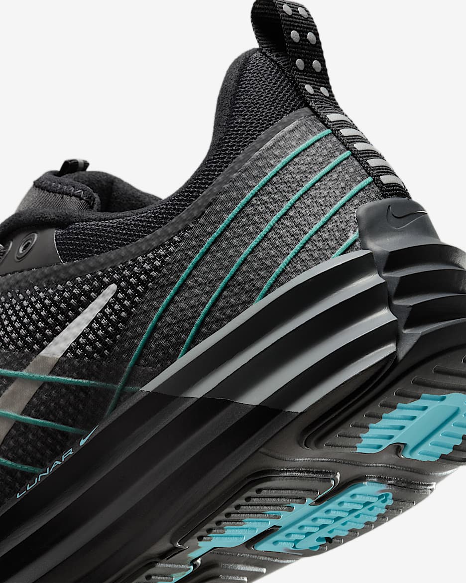 Nike Lunar Roam Premium Men's Shoes - Black/Cool Grey/Aurora Green/Photon Dust