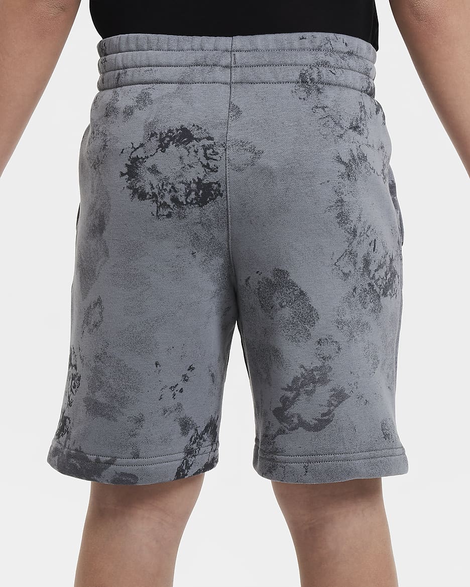 Nike Sportswear Club Fleece Older Kids' French Terry Shorts - Smoke Grey/White