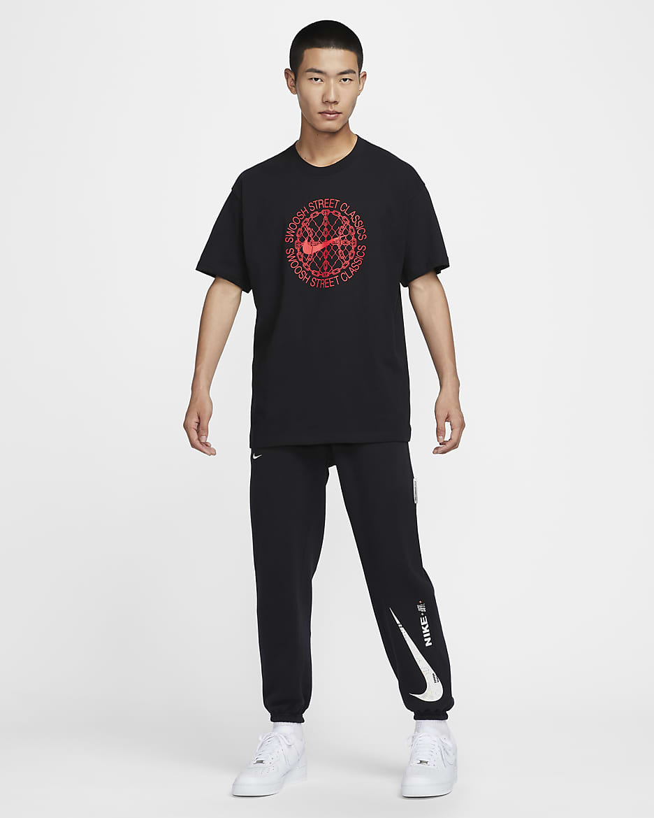 Nike Men's Max90 Basketball T-Shirt - Black