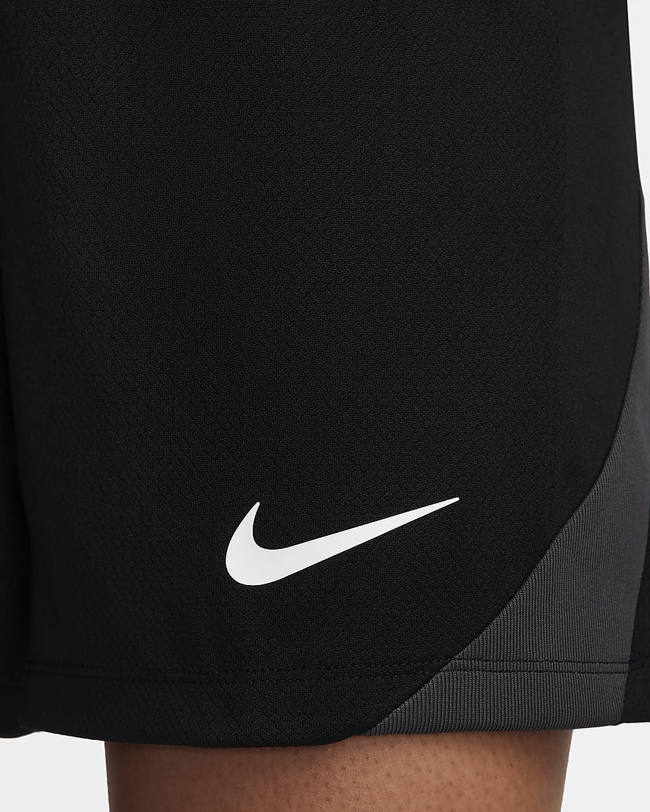 Nike Strike Dri-FIT voetbalshorts voor dames - Zwart/Anthracite/Wit