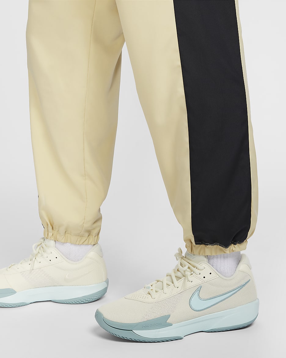 Nike Icon Men's Woven Basketball Pants - Team Gold/Black/White/Black