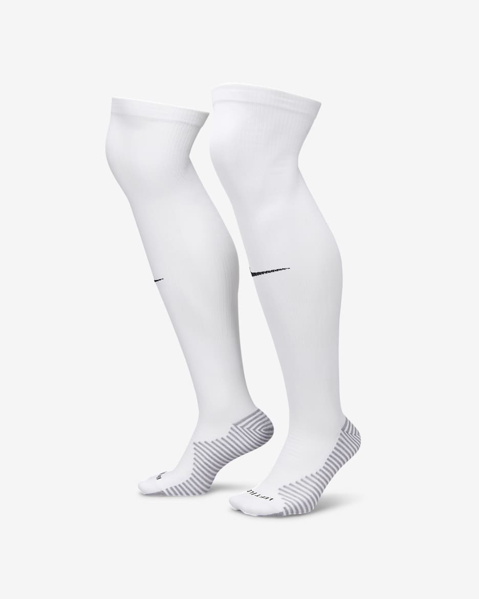 Nike Strike Knee-High Soccer Socks - White/Black