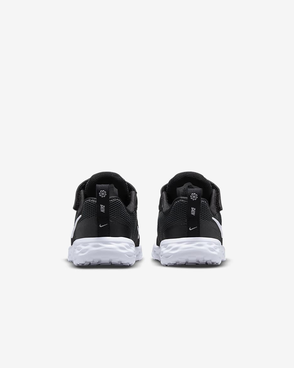 Nike Revolution 6 Baby & Toddler Shoes - Black/Dark Smoke Grey/White