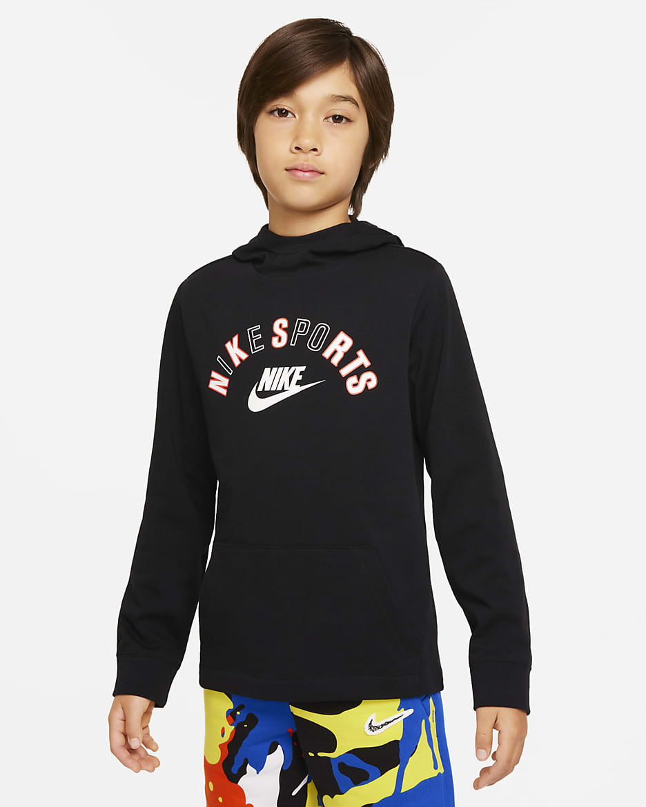 Nike Sportswear Big Kids' (Boys') Hoodie - Black