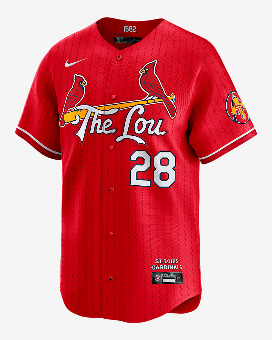 Nolan Arenado St. Louis Cardinals City Connect Men's Nike Dri-FIT ADV MLB Limited Jersey - Red