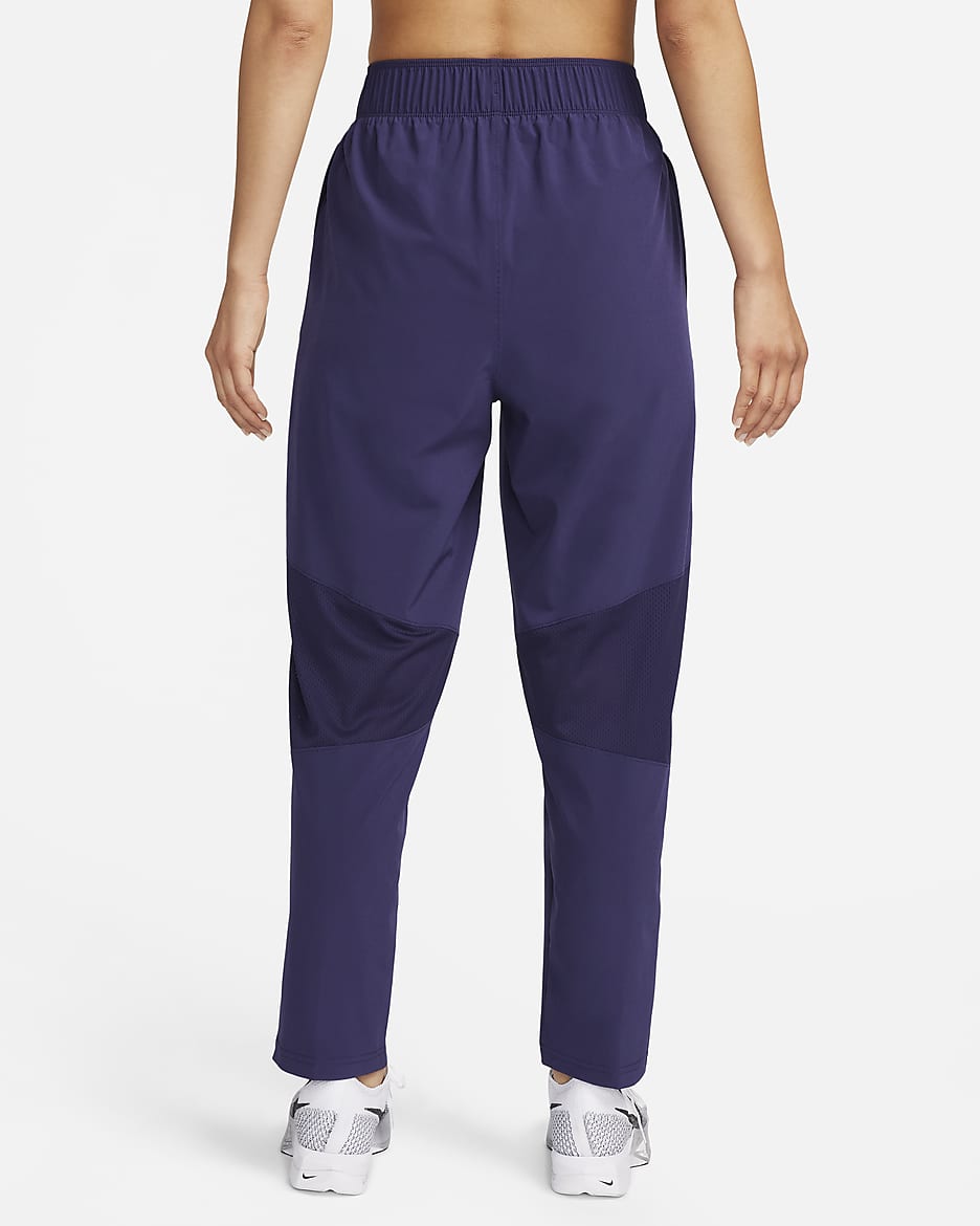 Nike Dri-FIT Fast Women's Mid-Rise 7/8 Running Trousers - Purple Ink