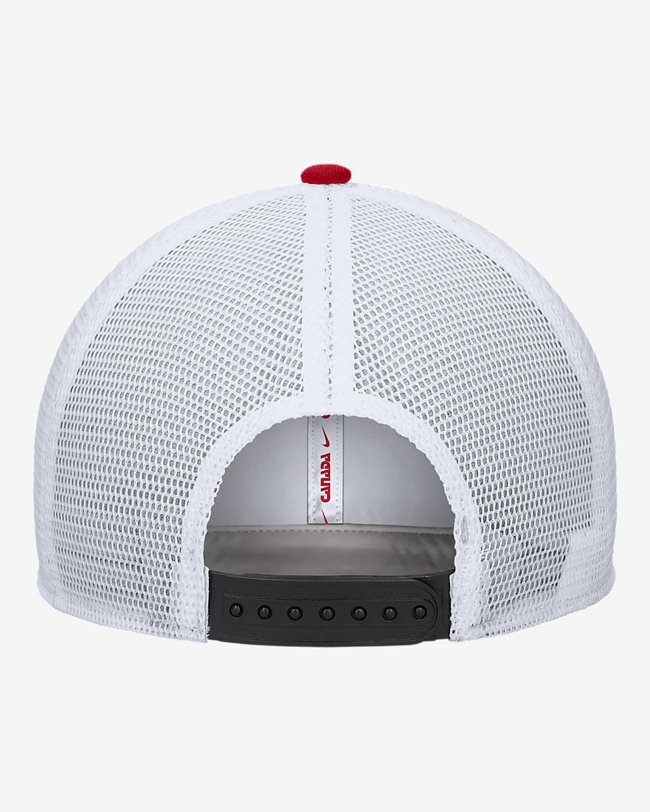 Gorra de rejilla de fútbol Nike Canada Classic99 - Rojo universitario