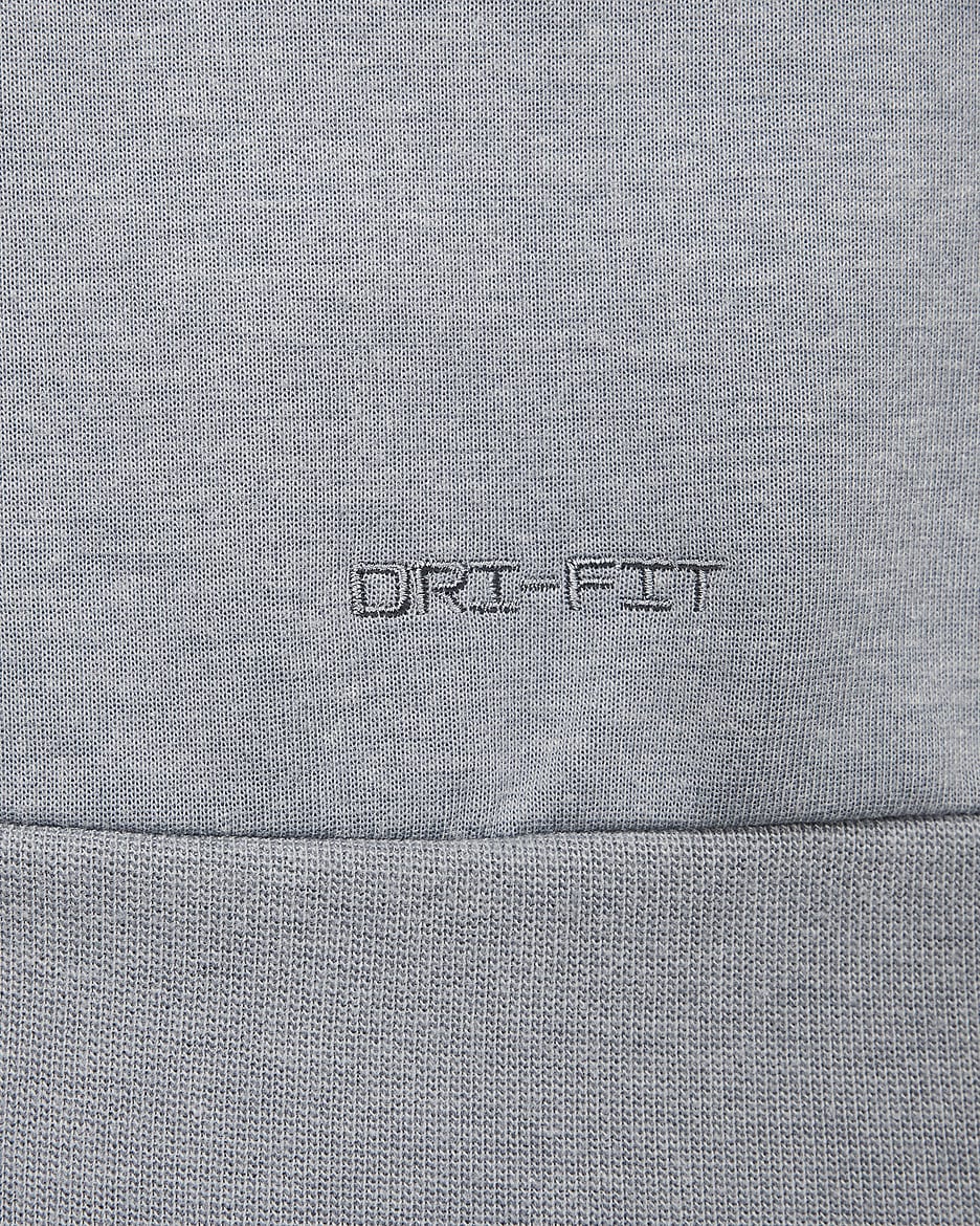 Alsidig Nike Primary Dri-FIT UV-pullover-hættetrøje til mænd - Cool Grey/Heather/Cool Grey