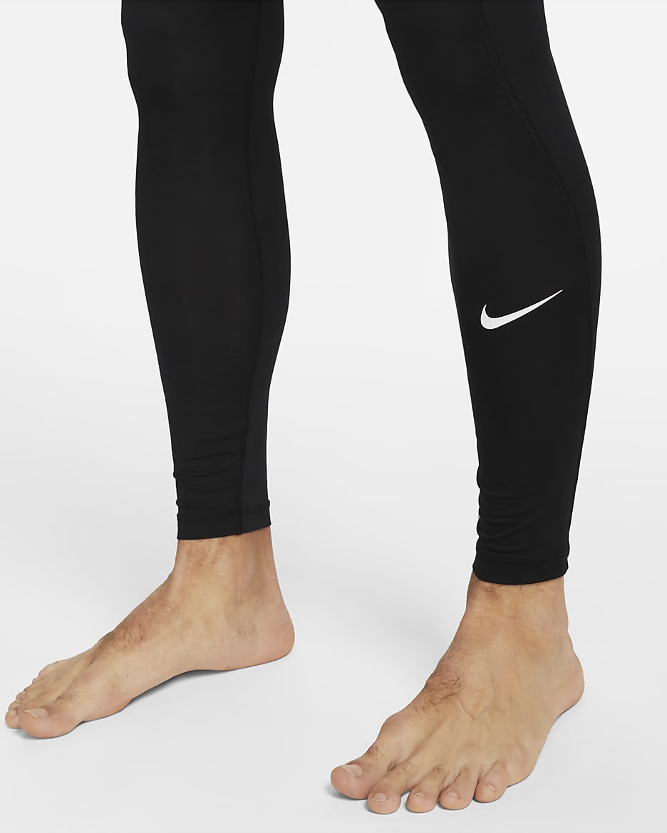 Nike Pro Men's Dri-FIT Fitness Tights - Black/White