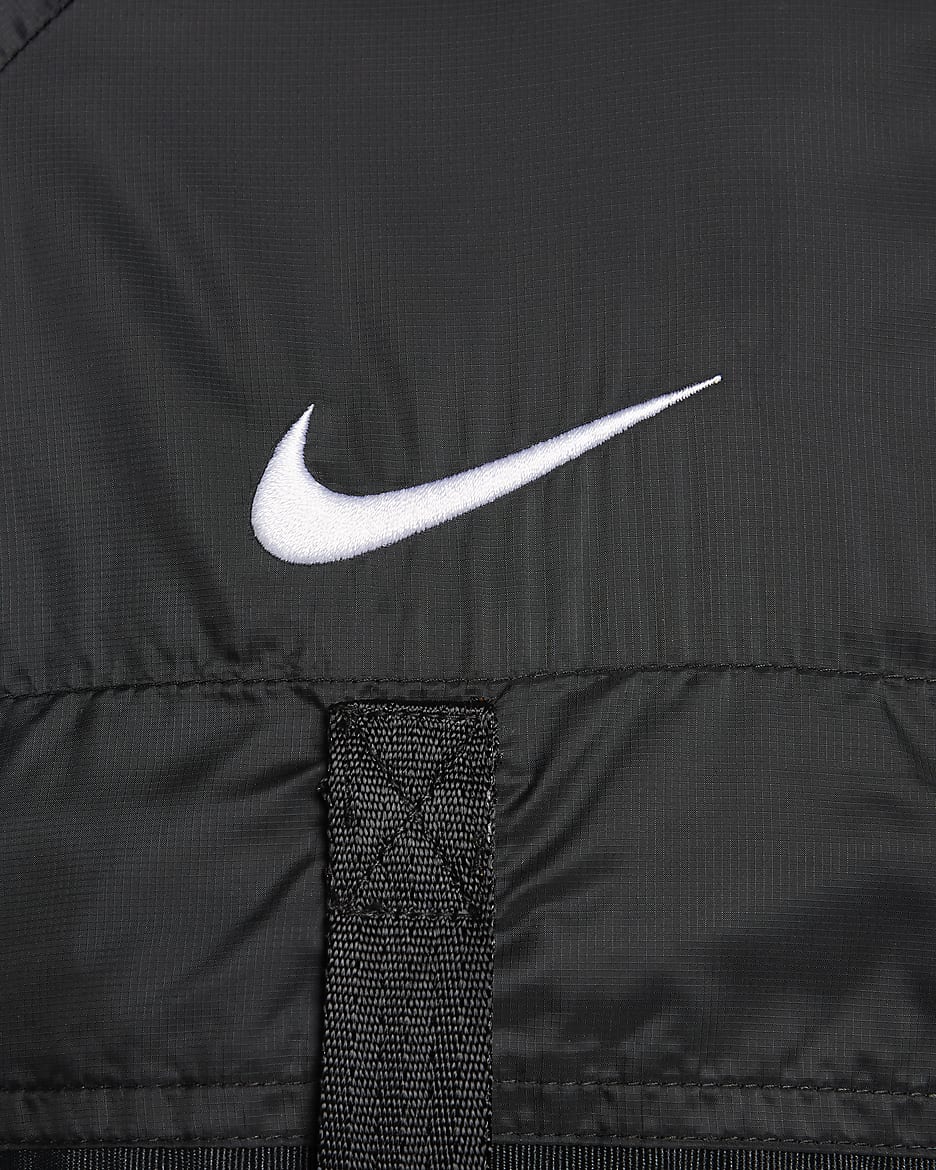 Netherlands Men's Nike Football Halo Jacket - Black/White