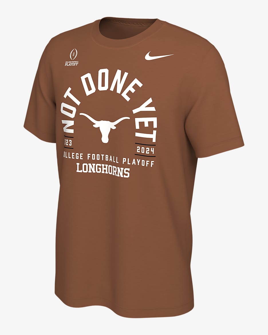 Texas Men's Nike College T-Shirt - Desert Orange