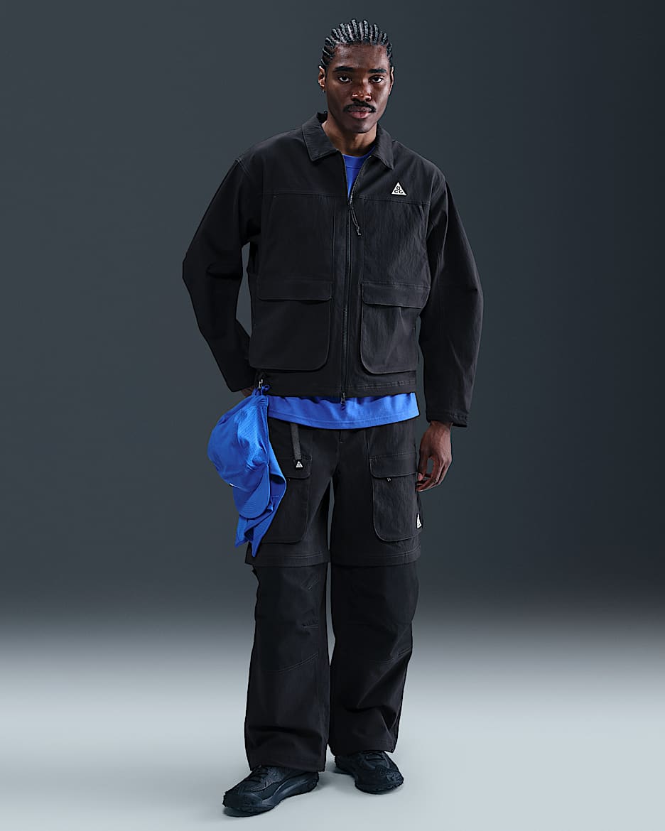 Nike ACG 'Smith Summit' Men's Zip Cargo Trousers - Black/Anthracite/Summit White