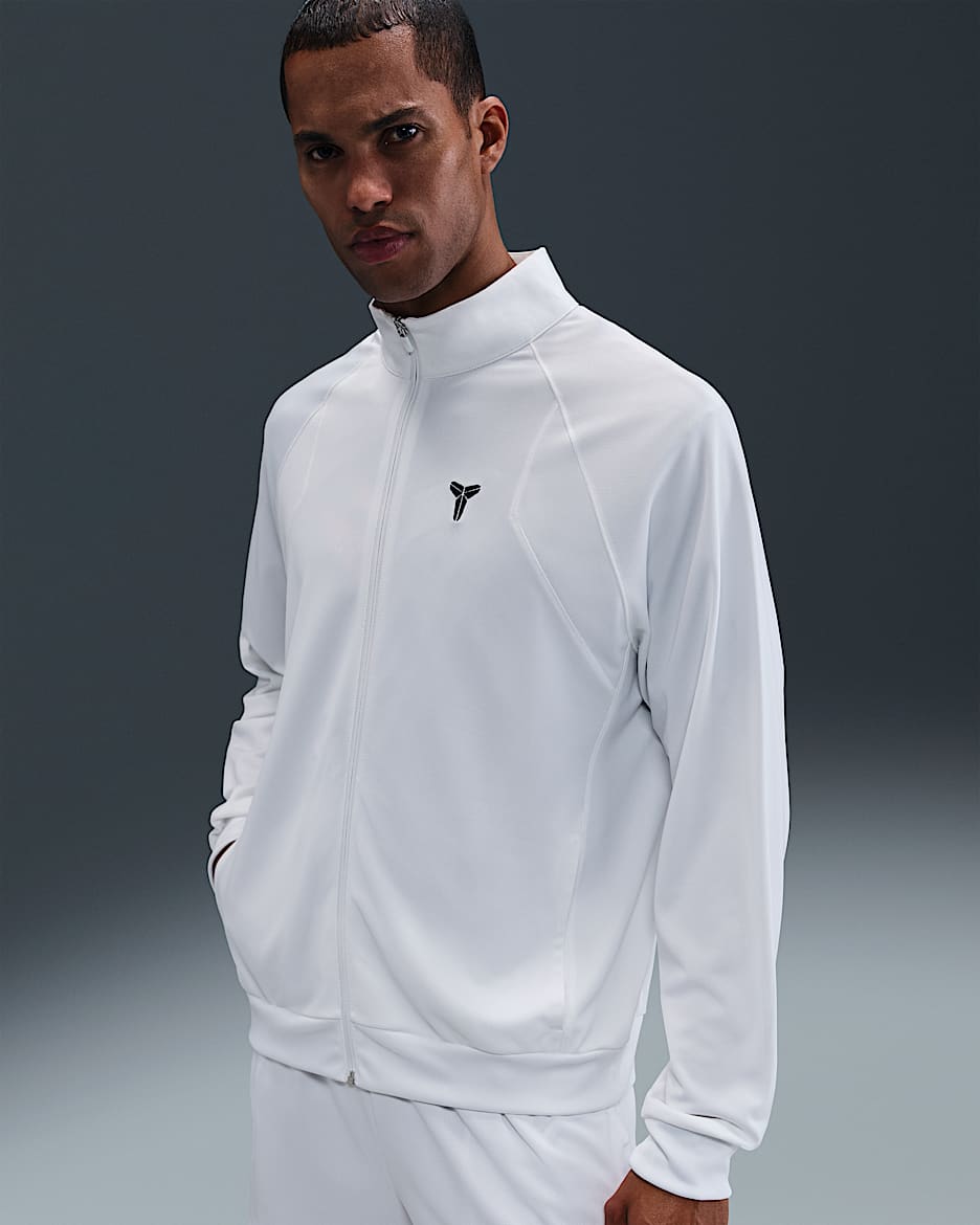 Kobe Dri-FIT Knit Jacket - White/White/Black