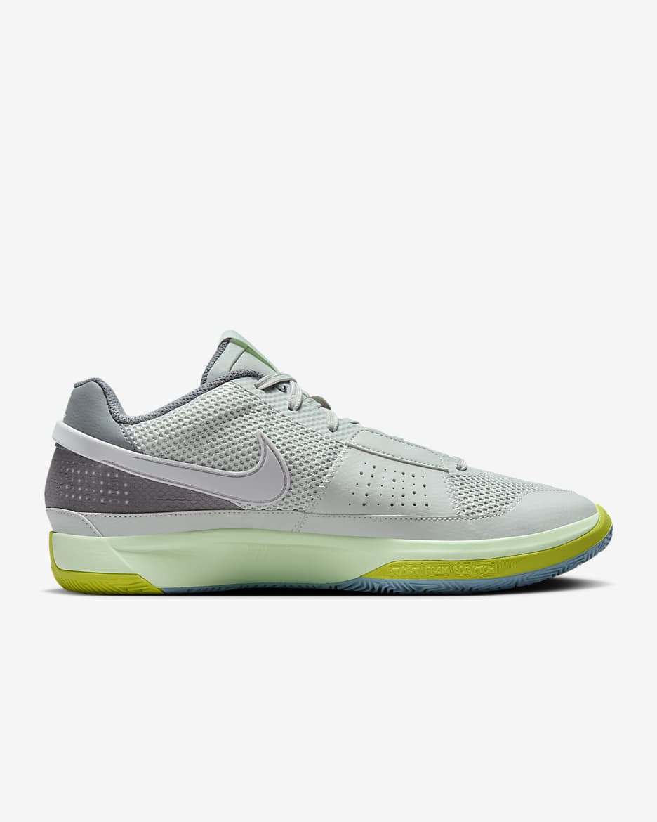 JA 1 EP Basketball Shoes - Light Silver/Cyber/Cool Grey/Granite