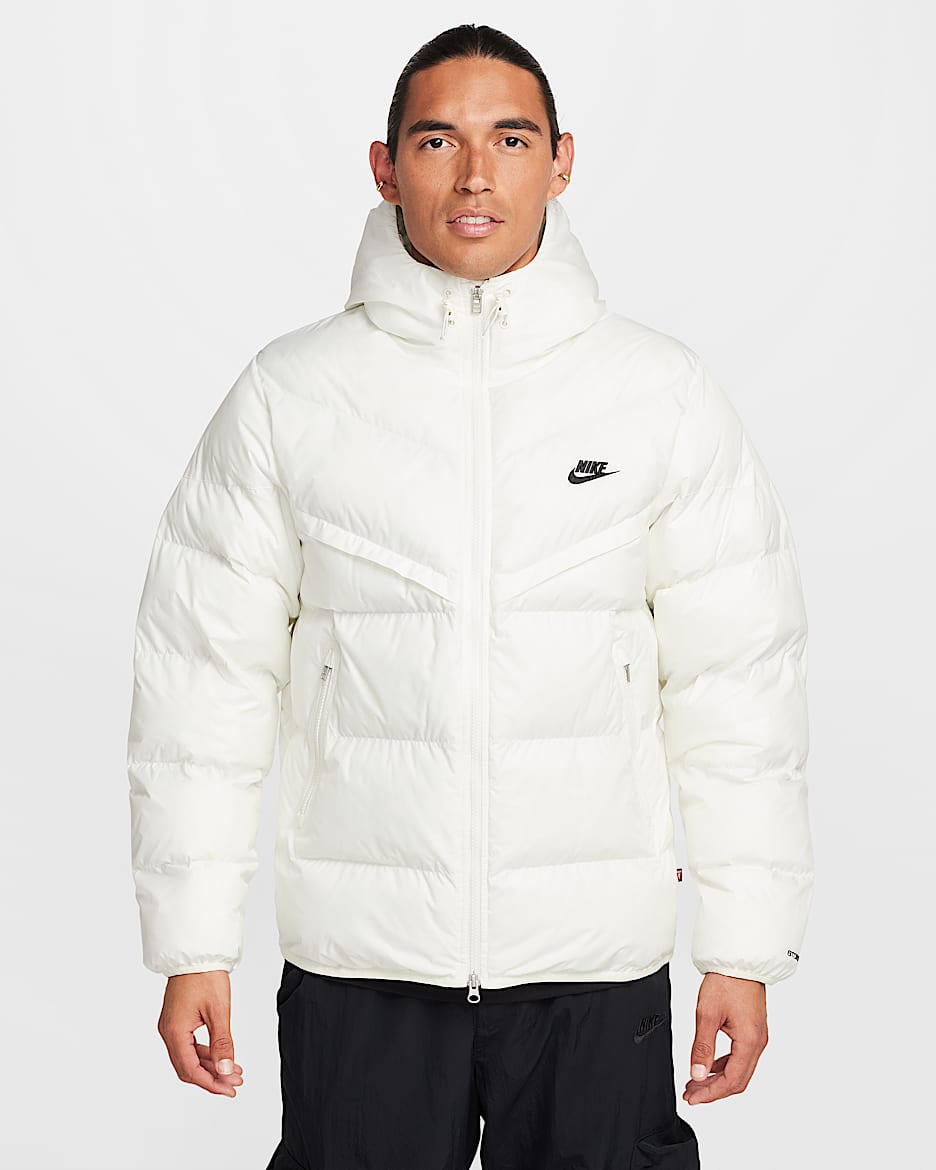Nike Windrunner PrimaLoft® Men's Storm-FIT Hooded Puffer Jacket - Sail/Sail/Black