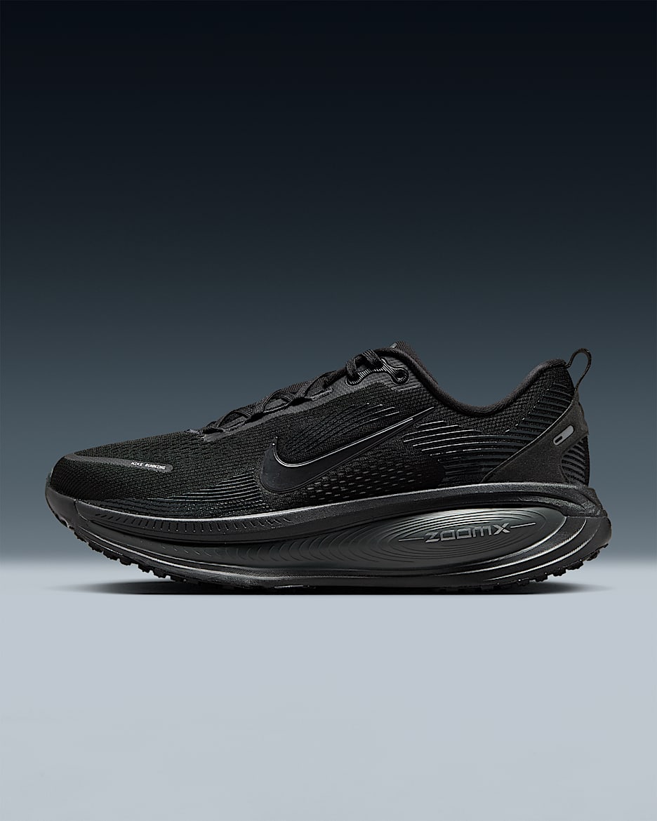 Nike Vomero 18 Men's Road Running Shoes - Black/Dark Smoke Grey/Light Smoke Grey/Black